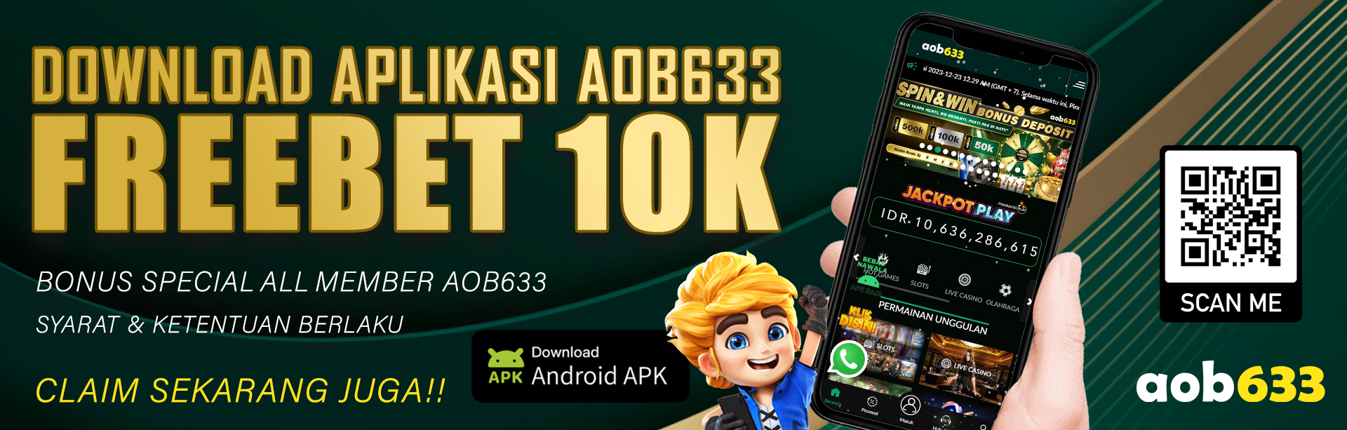 FREEBET AOB633