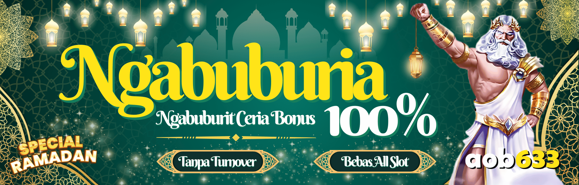 PROMO SPECIAL RAMADAN BONUS DEPOSIT 100% AOB633